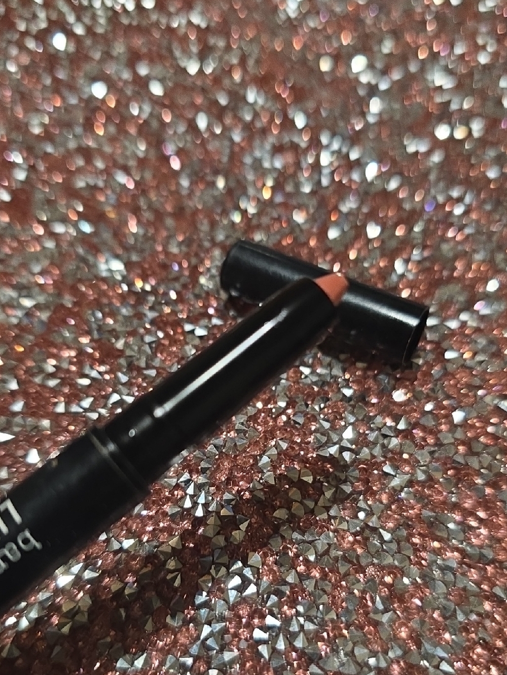 🧚‍♀️PEACHY NUDE Bareminerals RARE Lip Quickie Glossy NWOBox